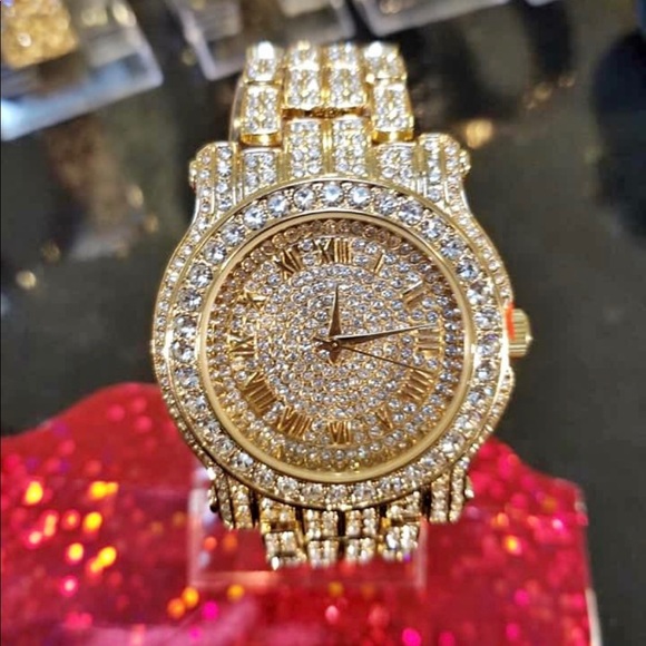 Brand New With Original Box Men’s 14K Gold Watch - Picture 1 of 3